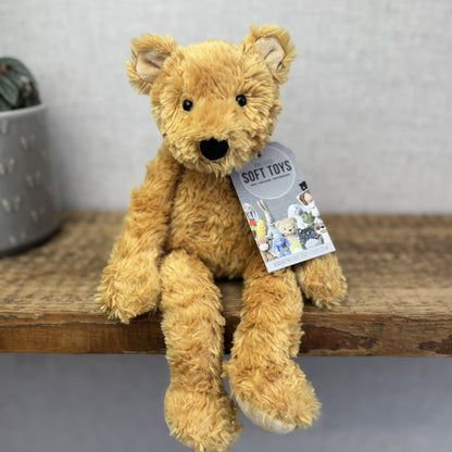 Jellycat Small Pickles Bear - Vintage Jellycat Golden Bear New Without Tags 12"