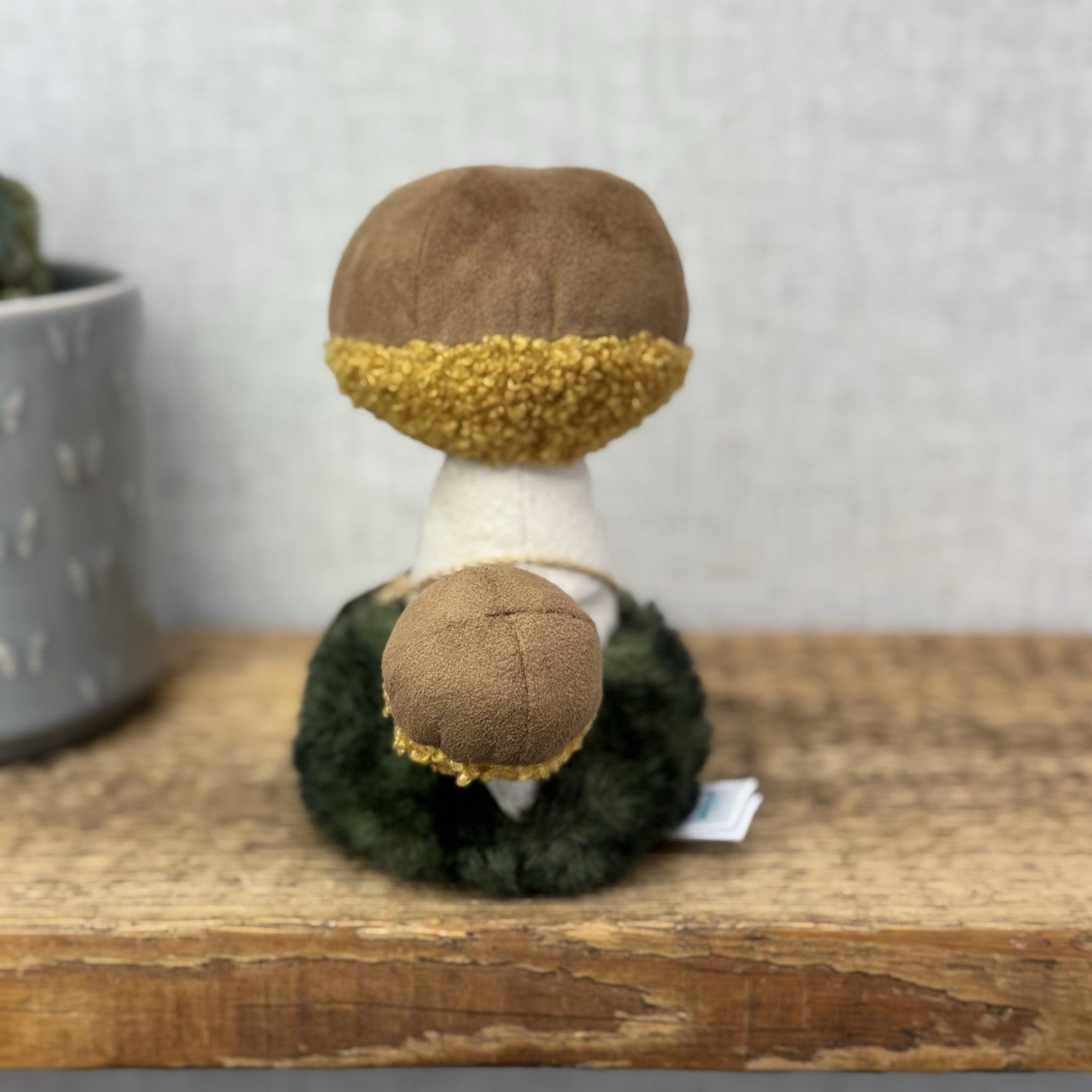 Jellycat Wild Nature Boletus Mushroom - Retired Mushroom Beanie Plush Display 8"