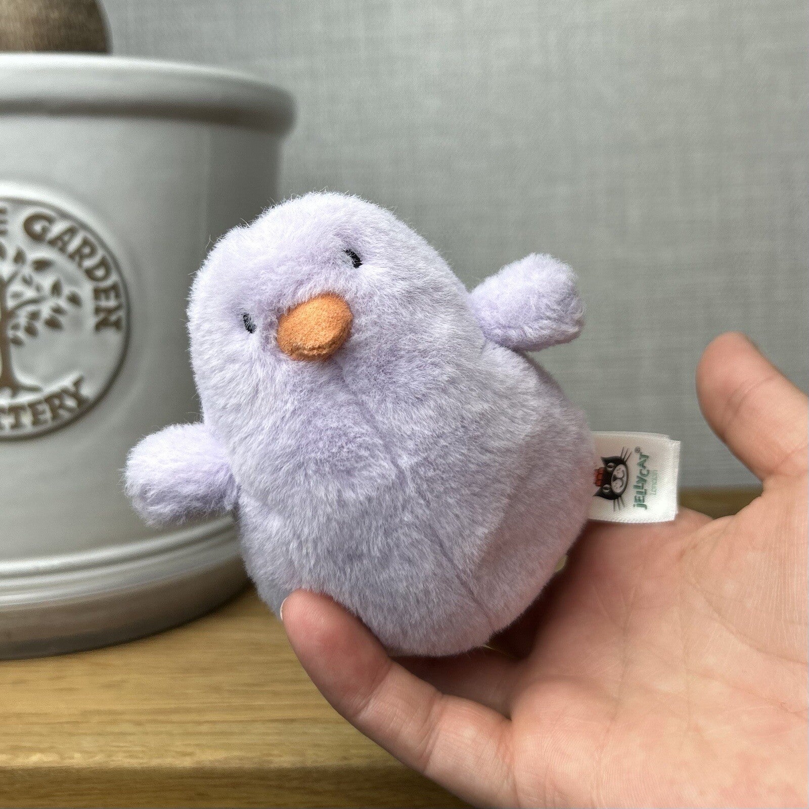 Jellycat Chicky Cheeper Violet - Small Chick - Fluffy Tiny Chick Purple - Lilac