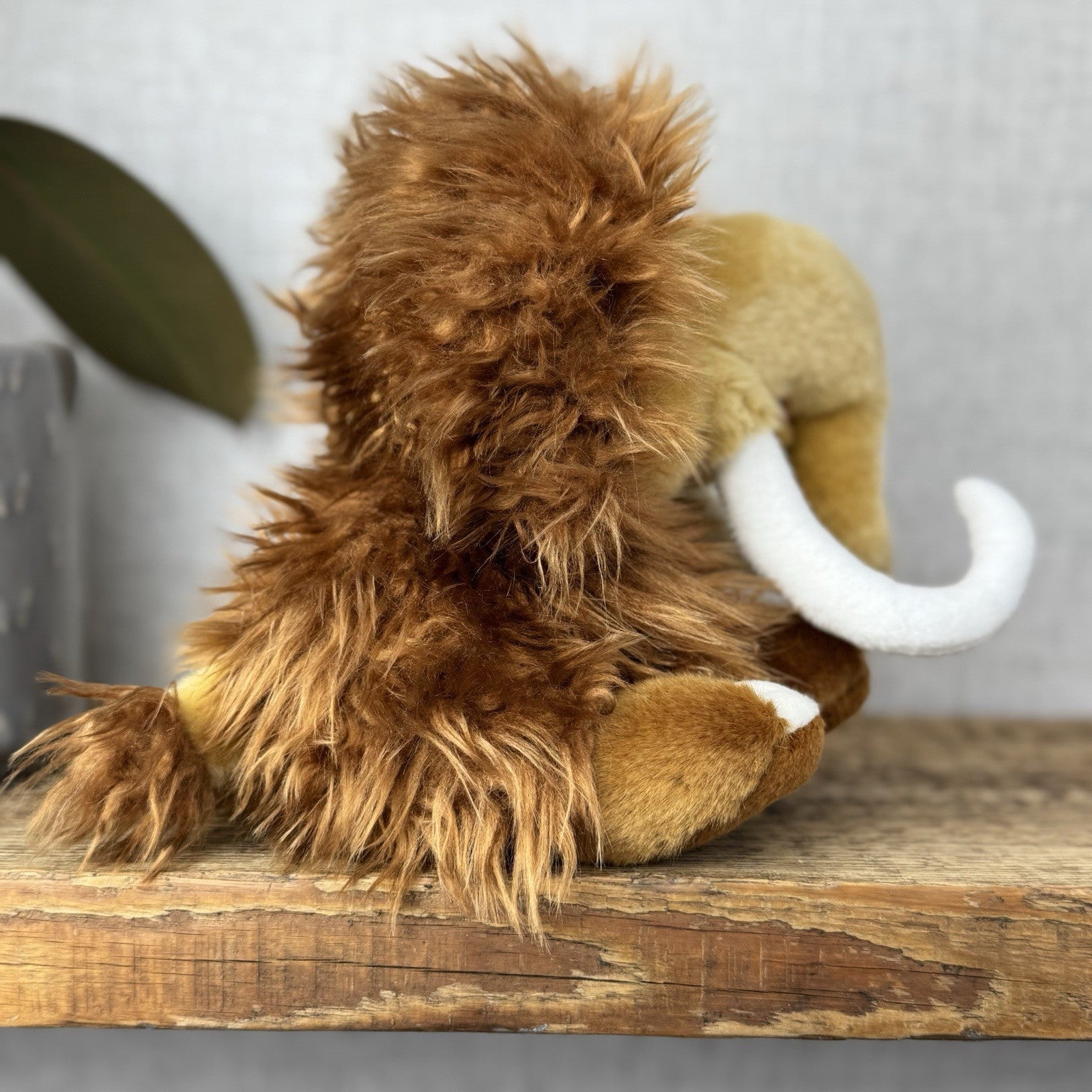 Keel Toys Xtinctables Wooly Mammoth Plush - Big Eyed Mammoth Plush With Tags 7”