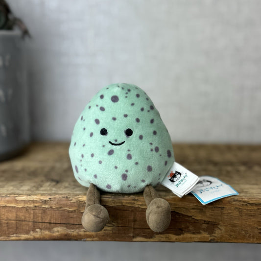 Jellycat Eggsquisite Green Speckled Egg BNWT Mini Green Spotty Egg 5”