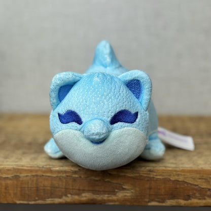 Aphmau MeeMeows - Under The Sea Whale Baby Blue Plush Cat Toy Cute 6"