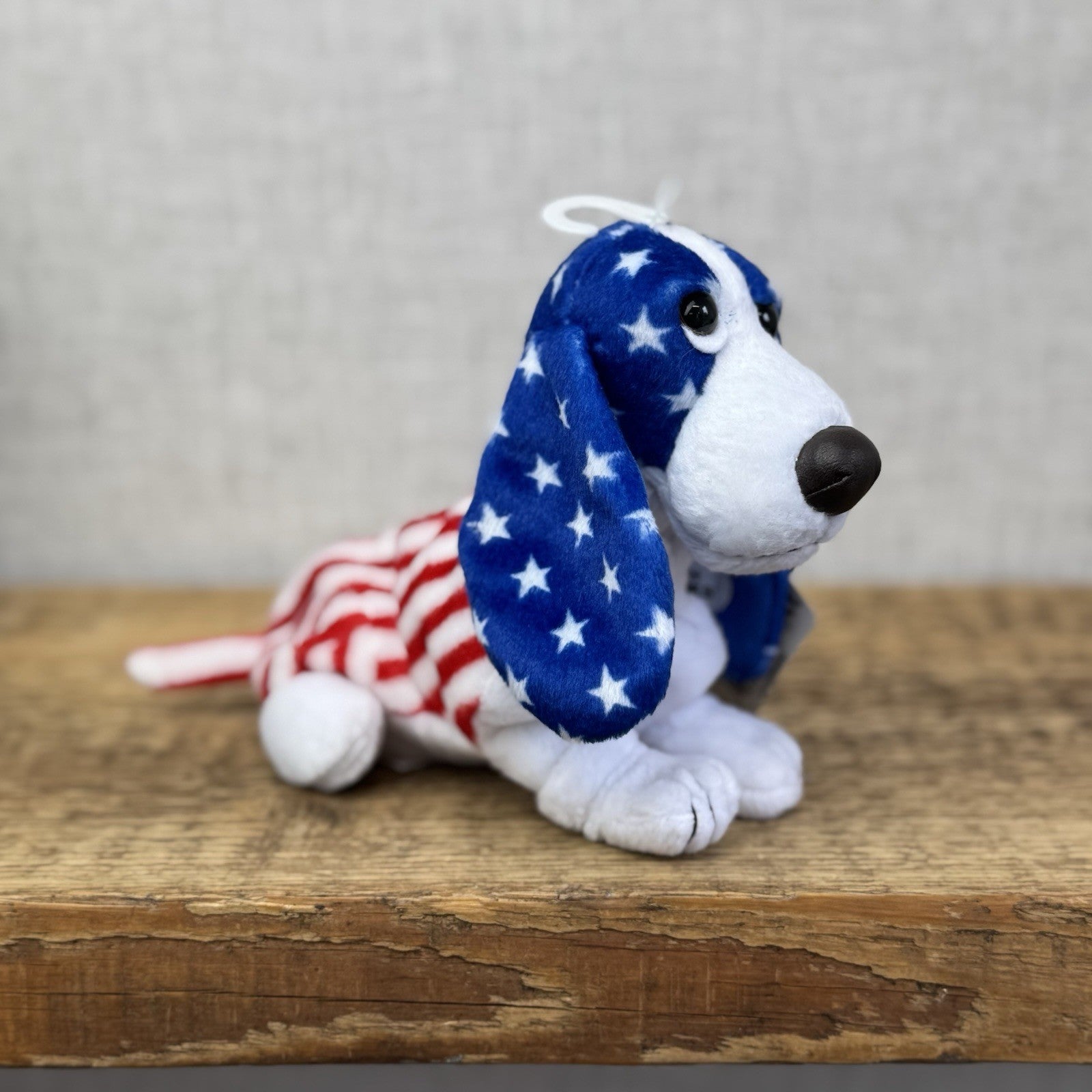 Applause Hush Puppy Proud To Be American Basset Hound Beanie New With Tags Rare