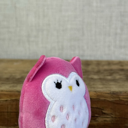 Squishmallow Squishville - Francesca Owl Pink Owl Bird Mini (Multi Buy Discount)