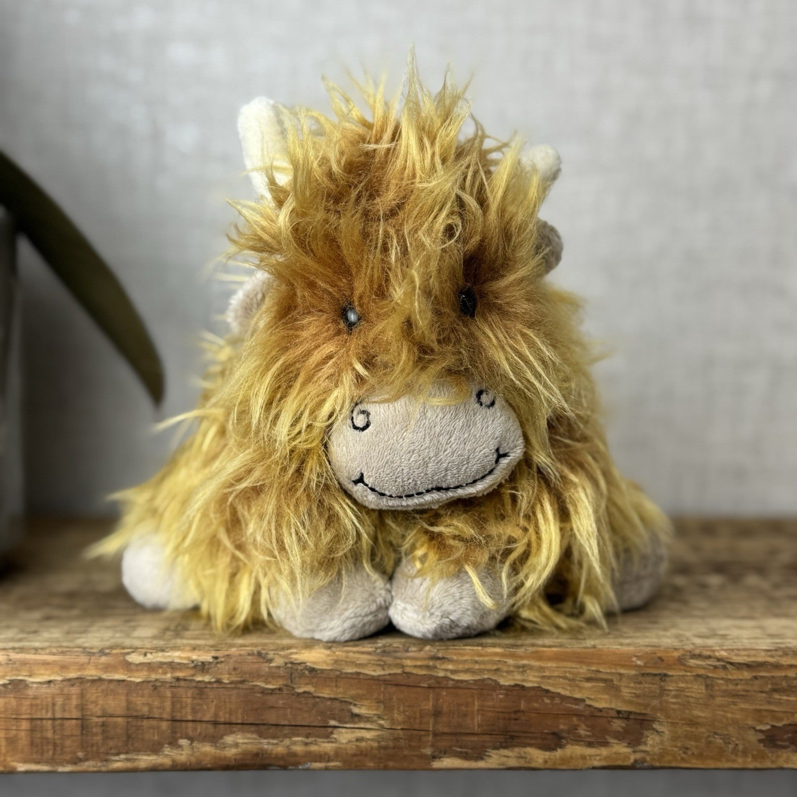 Jellycat Small Truffles Cow - Fluffy Cow Cushion Small Highland Cow Retired 7”