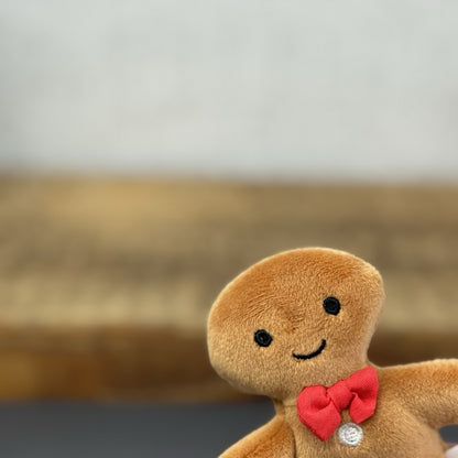 Jellycat Festive Folly Gingerbread Man - Mini Gingerbread Man Tiny BNWT 2"