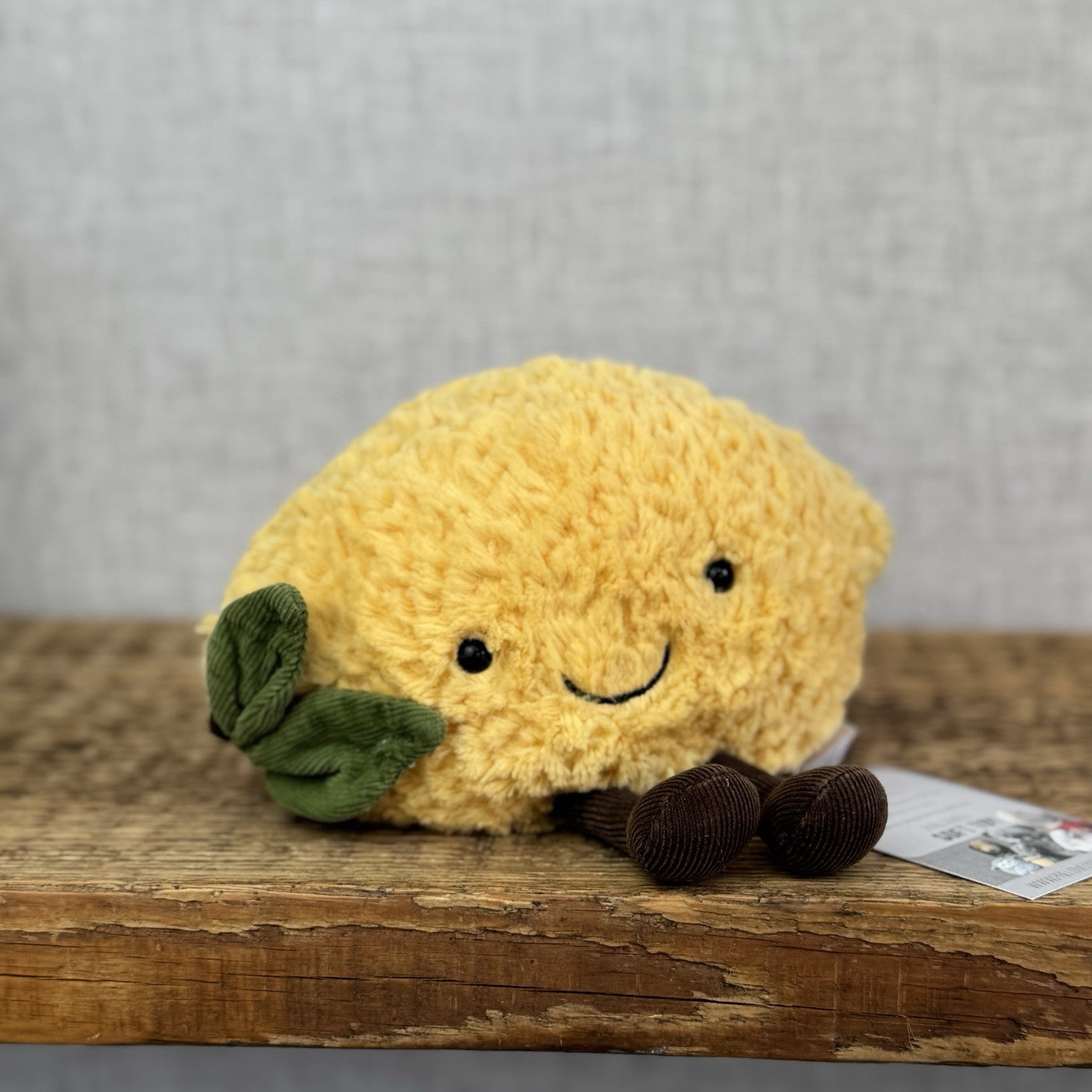 Jellycat Small Amuseable Lemon - Small Lemon With Legs - Food Play Plush (#2)