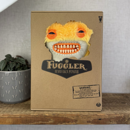 Fuggler Funny Ugly Monster Yellow Mischievous Creature Rare Larger Fuggler Boxed