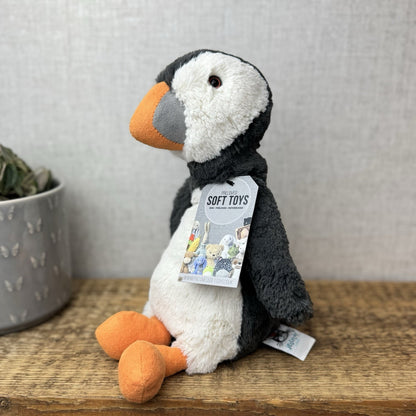 Jellycat Medium Bashful Puffin - Medium Soft Toy Beanie Rare Retired Beanie 12”