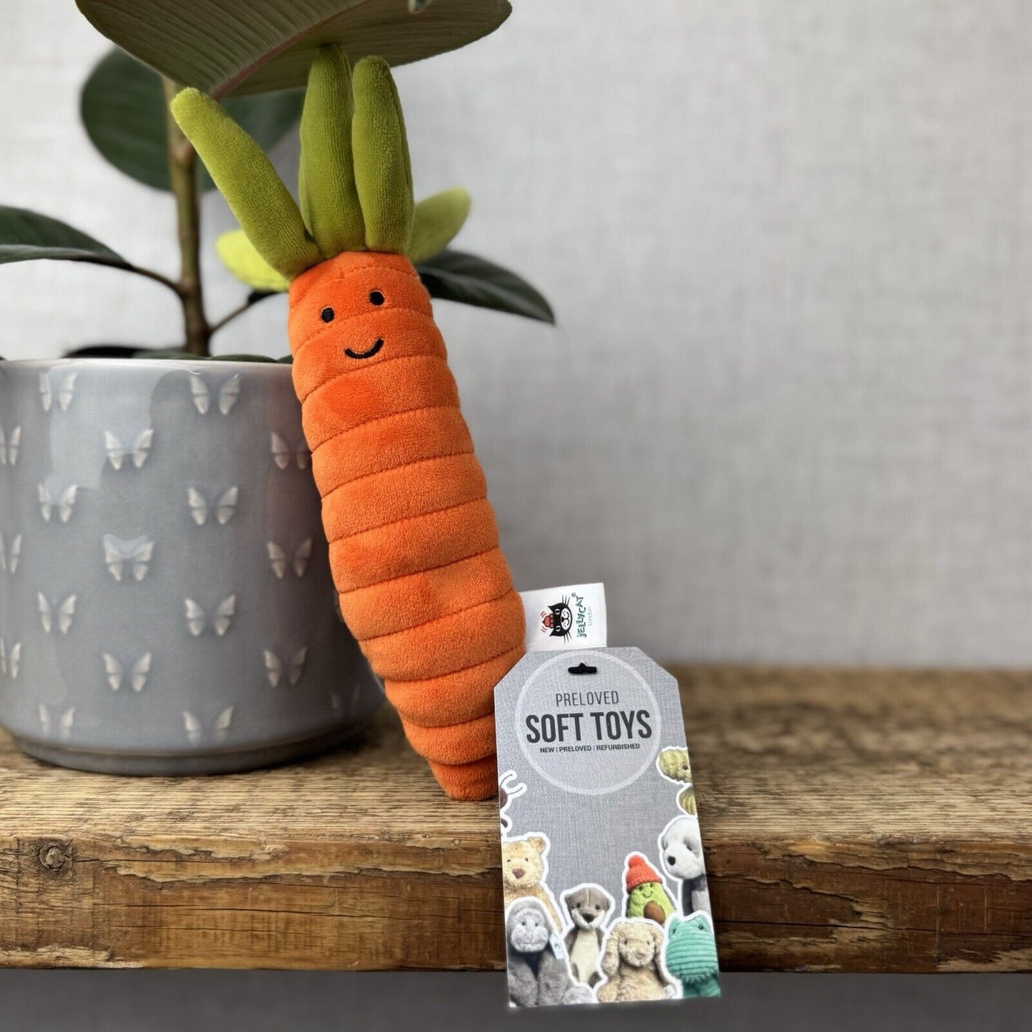 Jellycat Vivacious Carrot - Jellycat Carrot Soft Toy - Jellycat Vegetable Plush