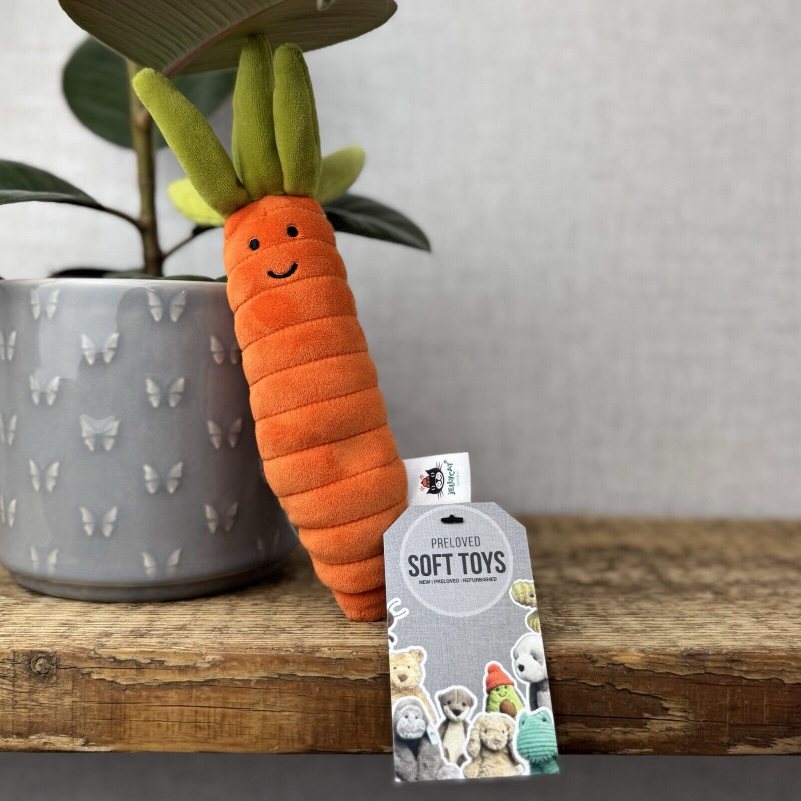 Jellycat Vivacious Carrot - Jellycat Carrot Soft Toy - Jellycat Vegetable Plush