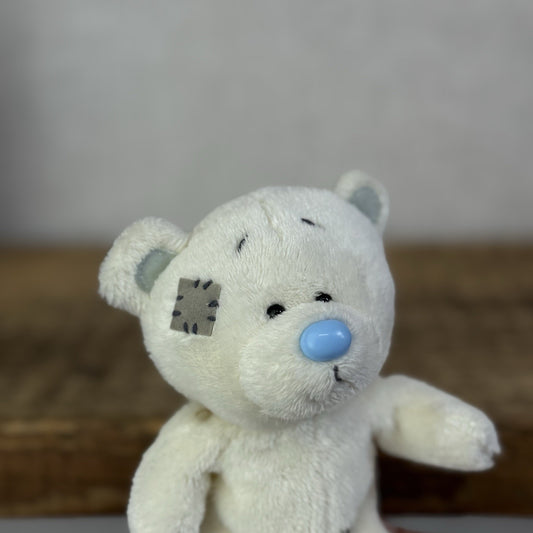 Blue Nose Friends Chalky #15 - Mini White Bear Tatty Teddy Small Retired 5”