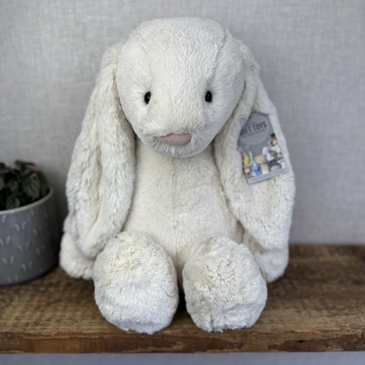 Jellycat Huge Bashful Cream Bunny - Large Off White Bunny - Big Rabbit Toy 50cm