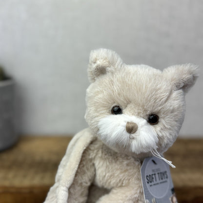 Bukowski - Barbara Bukowski Little Catty - Beige Floppy Beanie Kitten Cat Plush