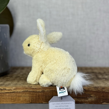 Jellycat Tiny Minilop Lemon Bunny - Yellow Rabbit Soft Toy Beanie Retired 5"