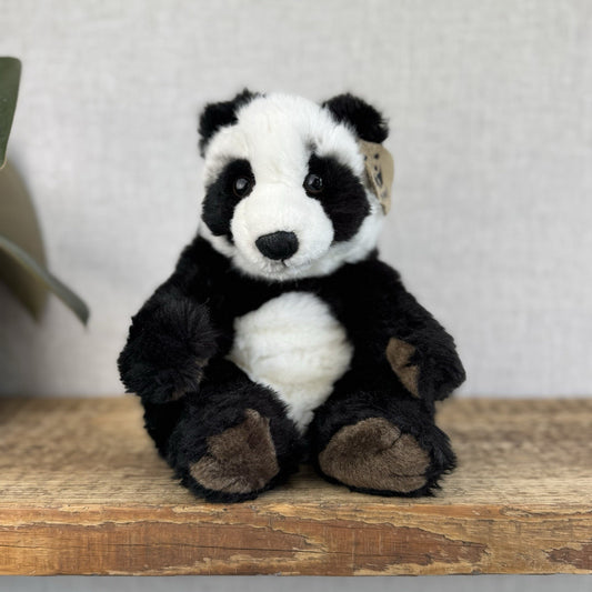 WWF Anna Club Plush Panda - Small Vintage Panda Soft Toy Beanie Super Fluffy 10”