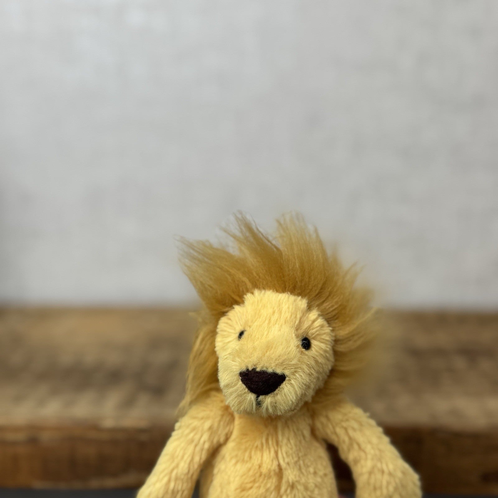 Jellycat Tiny Bashful Lion - Miniature Beanie Lion Retired Rare Small NWOT 6"
