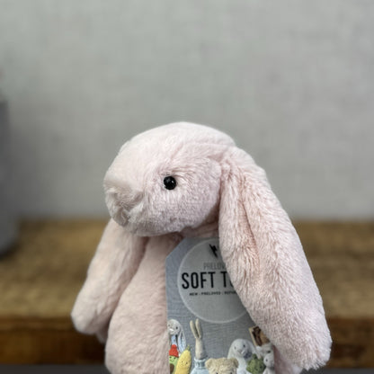 Jellycat Small Bashful Blush Bunny - Soft Pink Bunny Rabbit Baby Pink Blush 8”