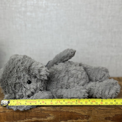 Jellycat Squishu Elephant - Small Grey Colour Textured Elephant Retired 10"