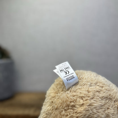 Marks & Spencers Soft Toy - Fluffy Beige Bear My First Sepncer Bear - 0595947