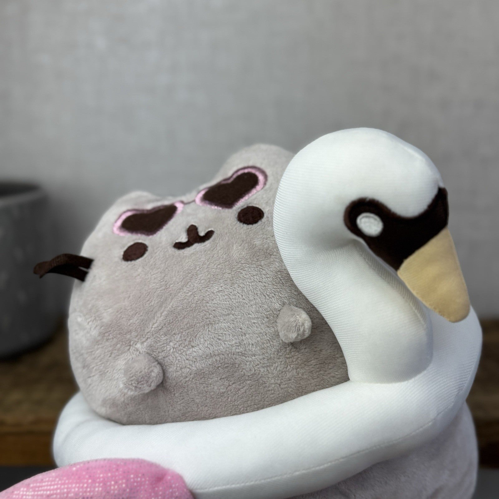 Gund Pusheen Cat - Swan Floatie Pusheen Retired New Without Tags 8"