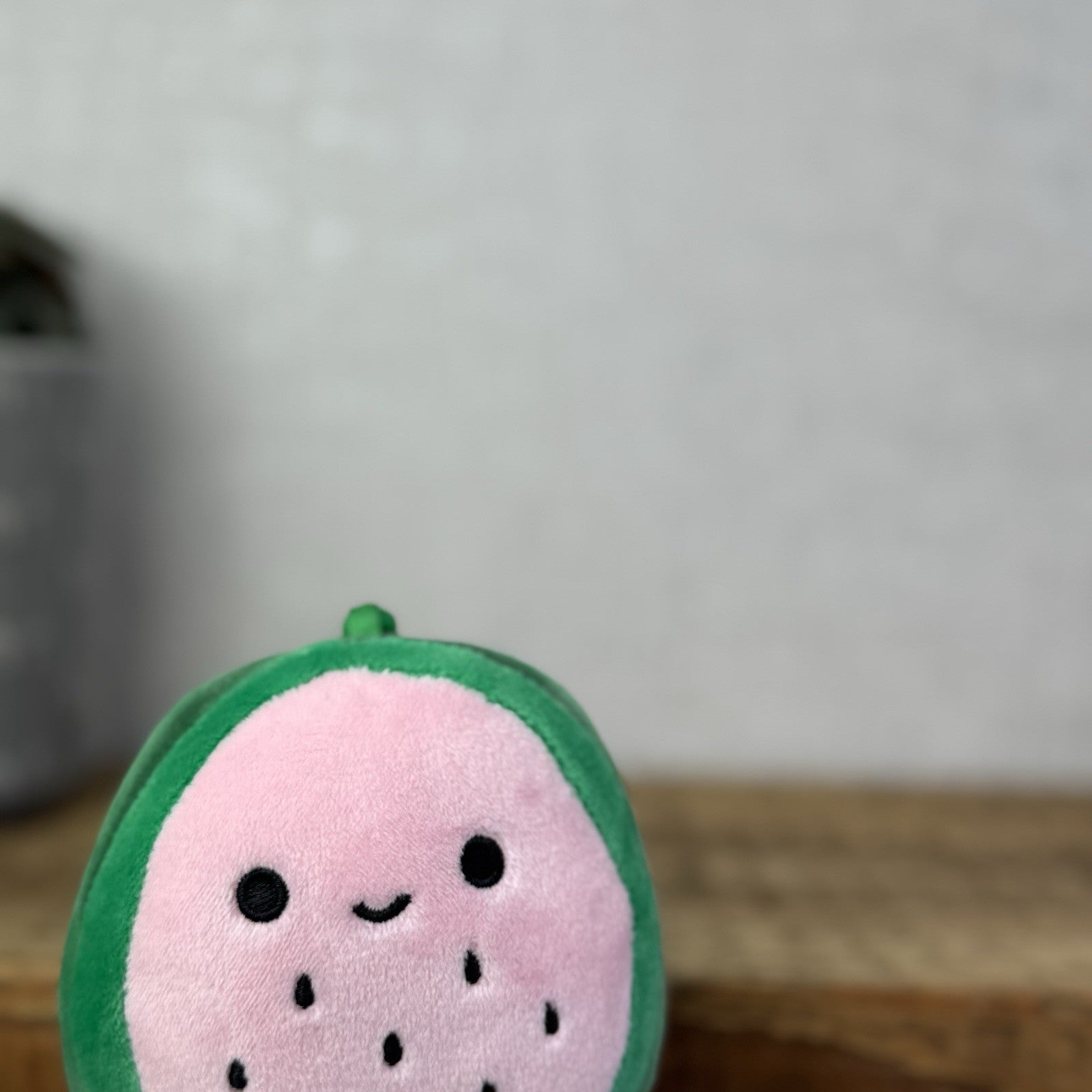 Squishmallow Keyring Clip Bagcharm - Watermelon Plush Squish Mini Wanda 4"