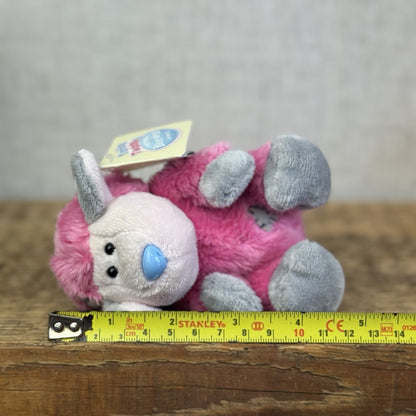 Blue Nose Friends Frizzie The Lamb - Pink Fluffy Lamb Collectible #44  BNWT