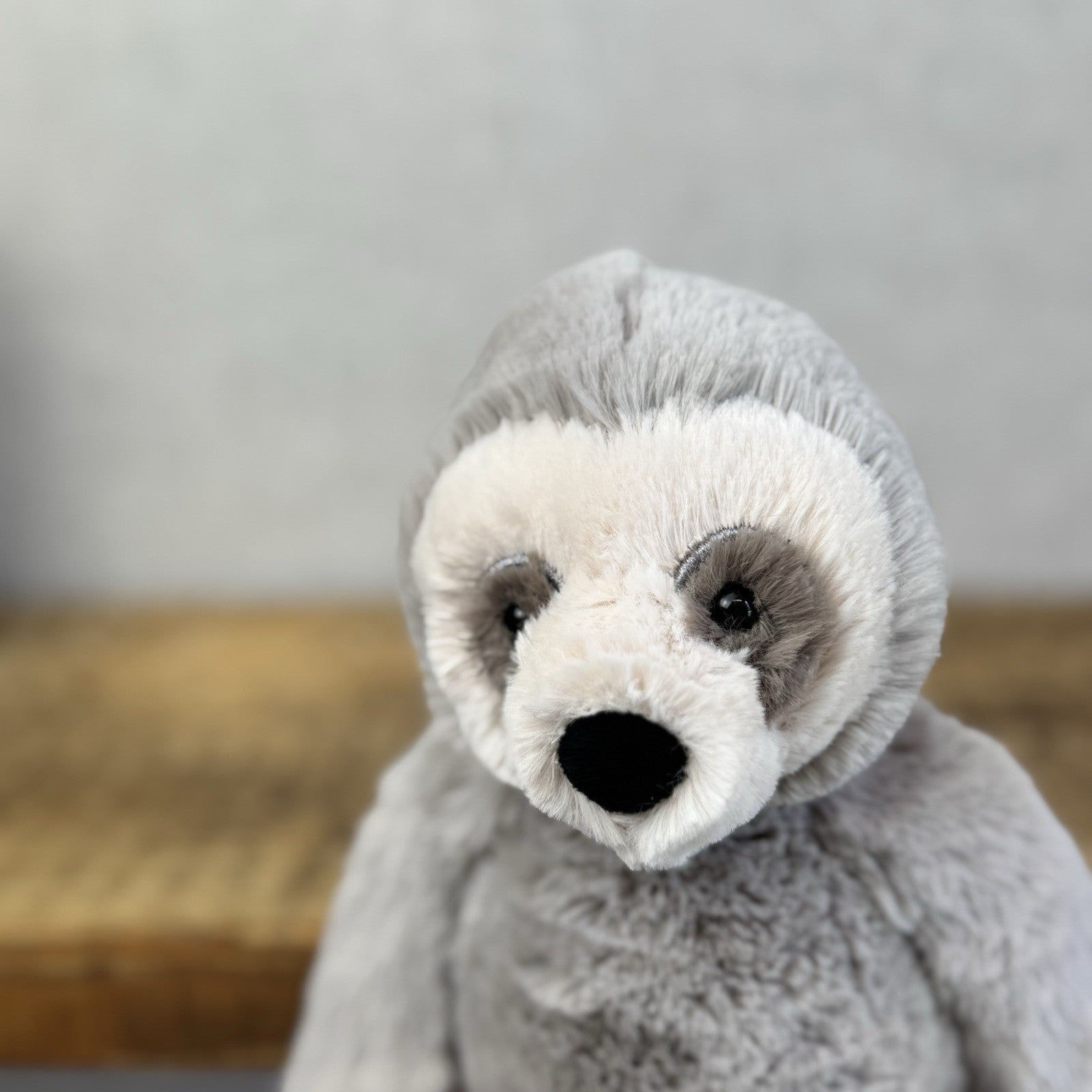 Jellycat Small Bailey Sloth - Small Grey Sloth Snugglet Rare Retired With Tags