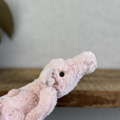 Jellycat Little Rose Dragon - Pink Dragon Soft Toy - Dragon Jellycat Small 12"