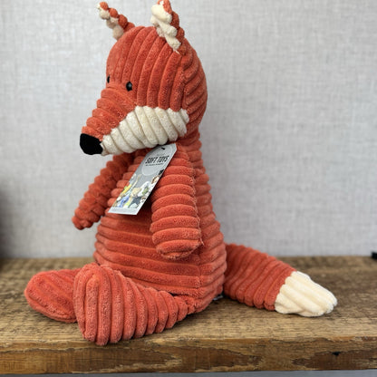Jellycat Medium Cordy Roy Fox - Orange Corduroy Fox Plush Large Rare Retired 14"