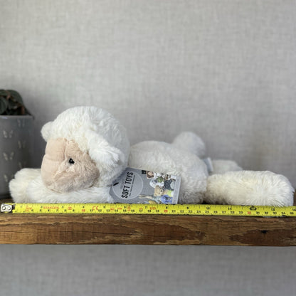 Jellycat Smudge Lamb - Medium Lamb Floppy Soft Toy Retired Cream/Off White Sheep