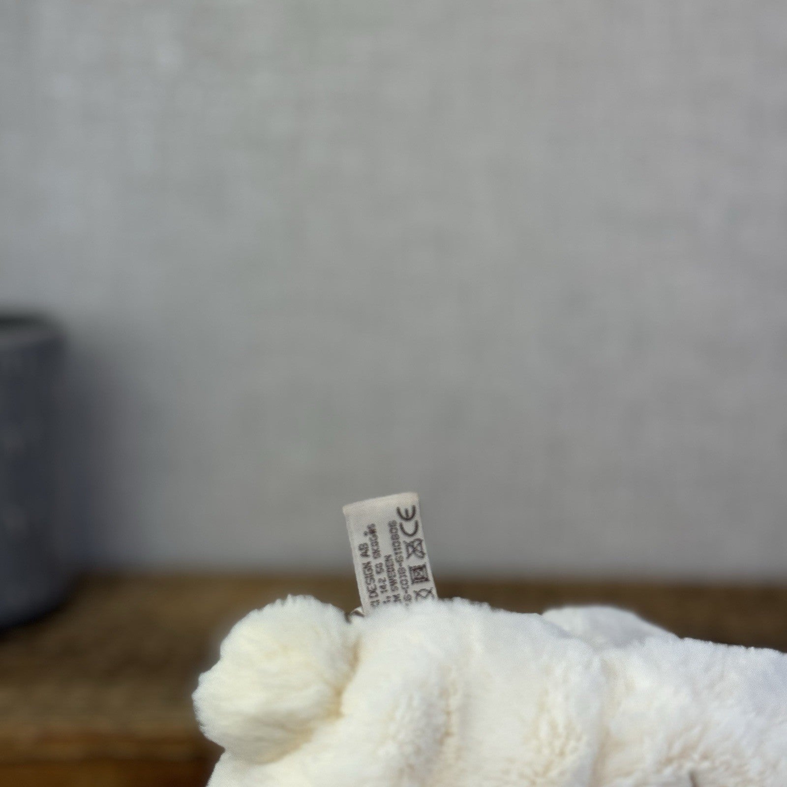 Bukowski Bears - Lovely Kanini Bunny White - White Floppy Beanie Rabbit Plush 