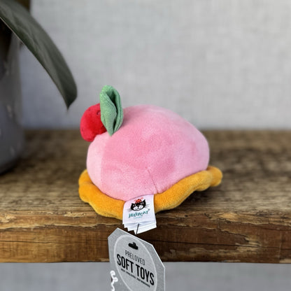 Jellycat Pretty Patisserie Dome Framboise Collectible Plush - Small Pink Cake 5"