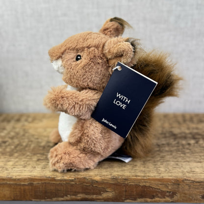 John Lewis Sid Squirrel - Christmas Advert Plush Beanie Plush (Jellycat Collab)