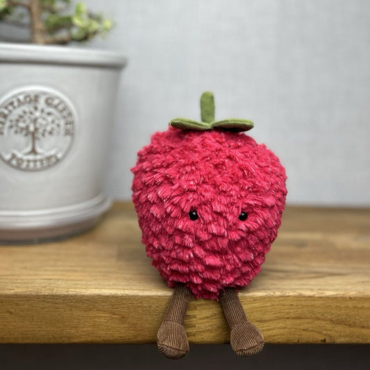 Jellycat Amuseable Strawberry Small - OG Strawberry - Small Size 5”  (4 Leaves)