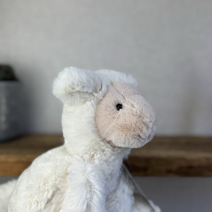 Jellycat Smudge Lamb - Medium Lamb Floppy Soft Toy Retired Cream/Off White Sheep