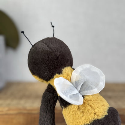 Jellycat Small Bashful Bee - Bumble Bee Plush Beanie Soft Toy Retired 8” (#2)