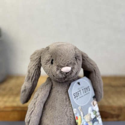 Jellycat Small Bashful Truffle Brown Retired Bunny Rabbit Plush Soft Toy 8”
