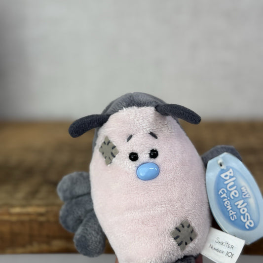Blue Nose Friends Shelter The Woodlouse #101 - Mini Bug Soft Toy Beanie 