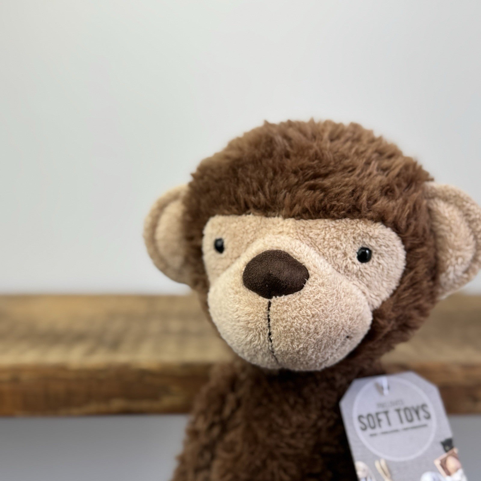 Jellycat Medium Vintage Monkey - Medium Brown Long Armed Monkey Rare 14"