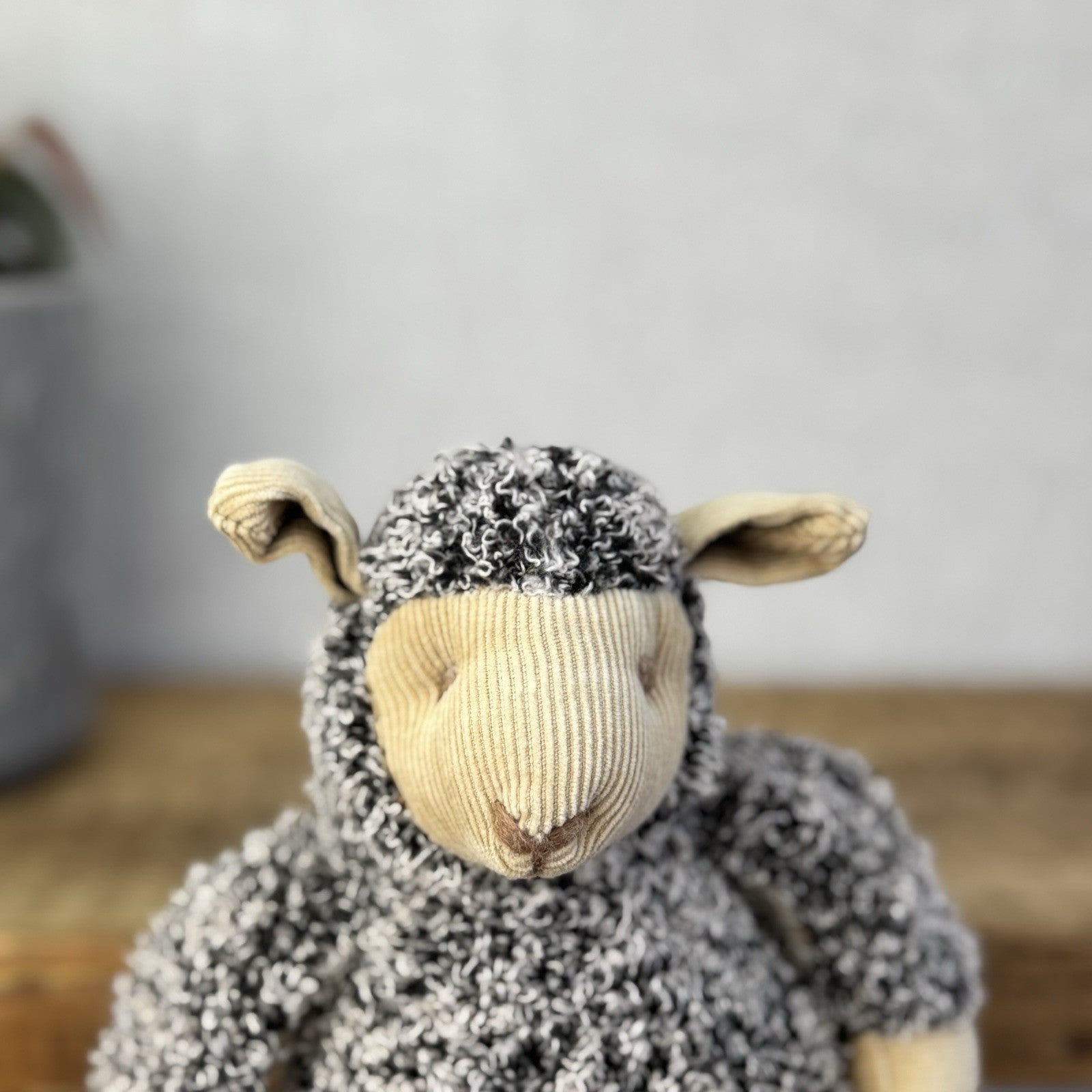 Russ Rolling Meadows - Chester Woolly Sheep Beanie Plush New Tags Grey Sheep 8"