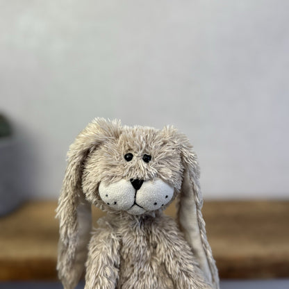 Jellycat Small Tiny Doolally Bunny Rabbit - Mini Long Limbed Beige Scruffy Bunny