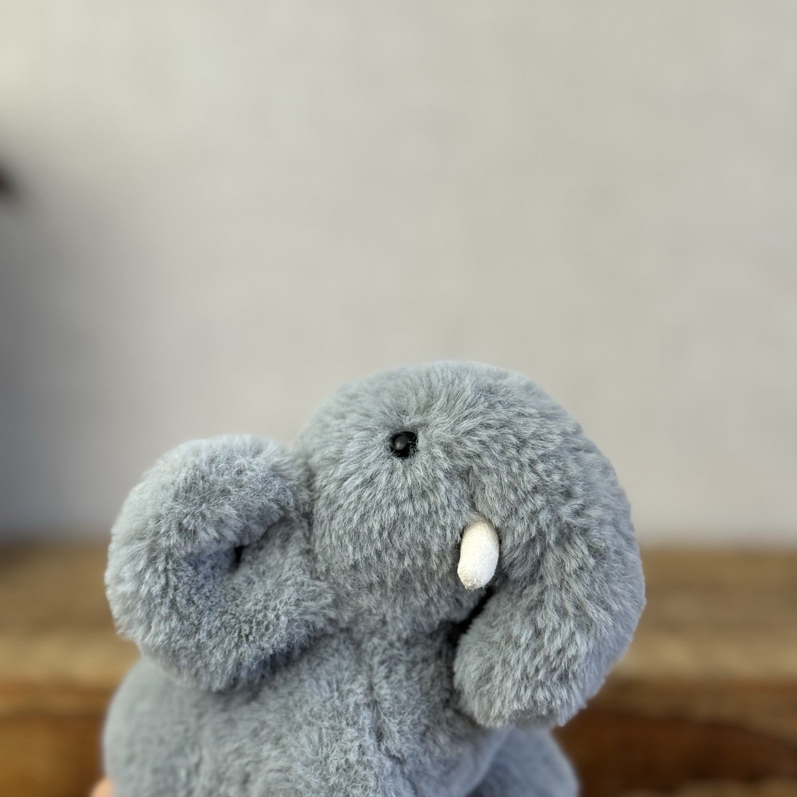 Jellycat Diddle Elephant - Tiny Grey Fluffy Elephant Plush Toy Beanie Mini 5"