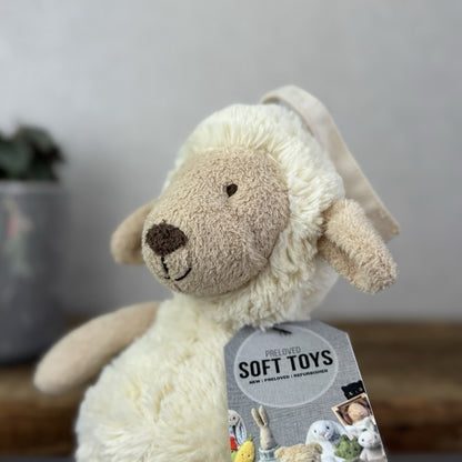 Jellycat Lollie Lamb Musical Pull - Collectible Baby Plush Lullaby Toy Rare 10"