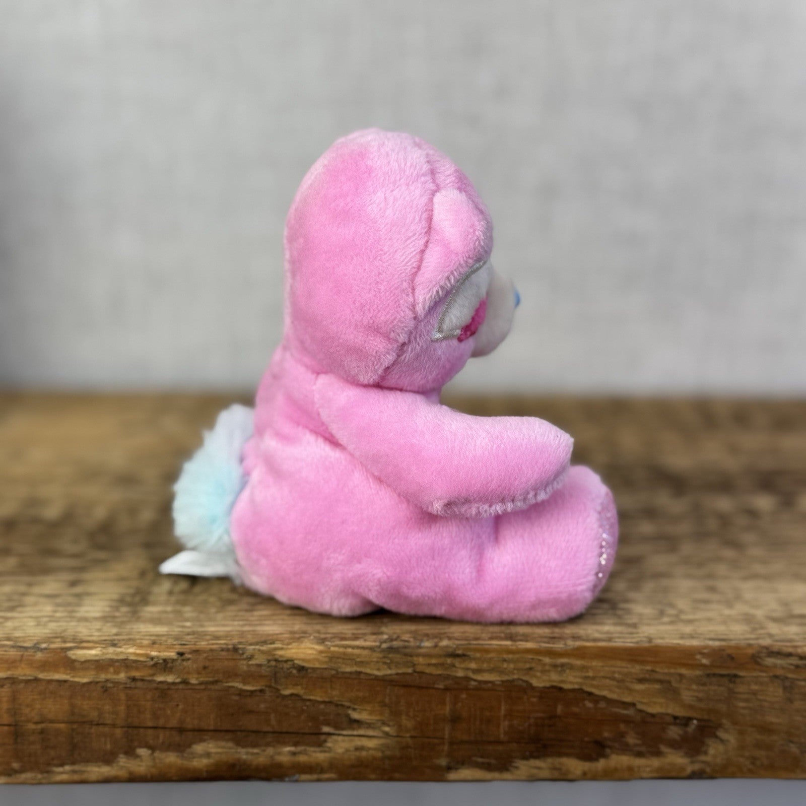 Blue Nose Friends - Rezi The Raccoon #2 - Pink Blue Nose Friend Rare Retired