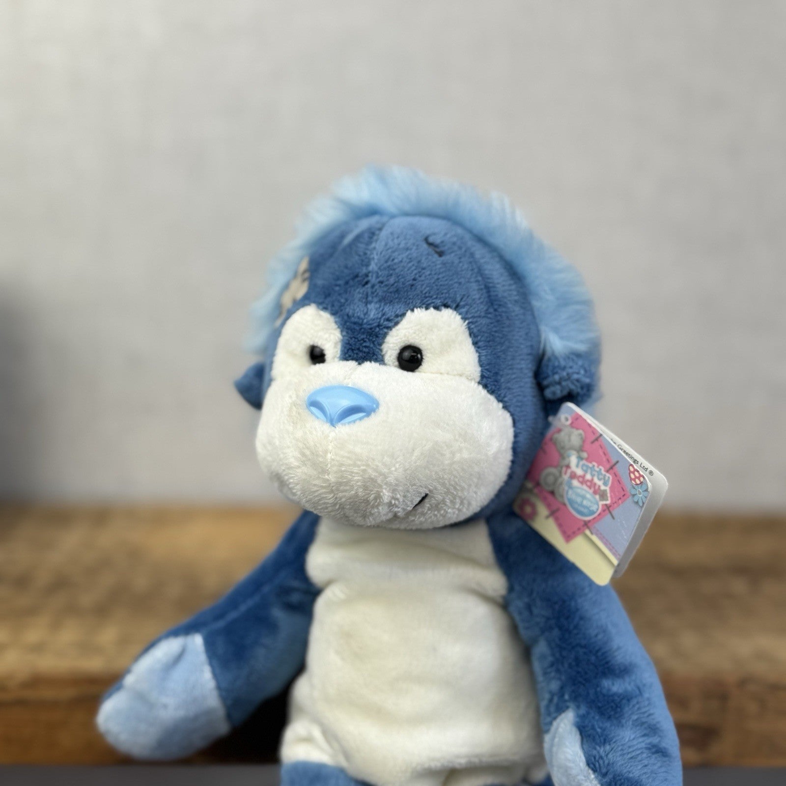 Blue Nose Friends Jungle Monkey- Floppy Blue Monkey New With Tags Retired Plush
