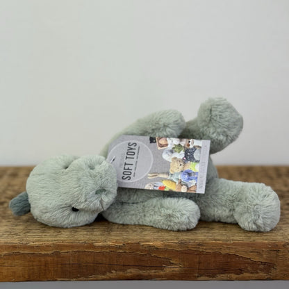 Jellycat Small Puffles Dino - Small Super Soft Sitting Dinosaur Rare/Retired 8"