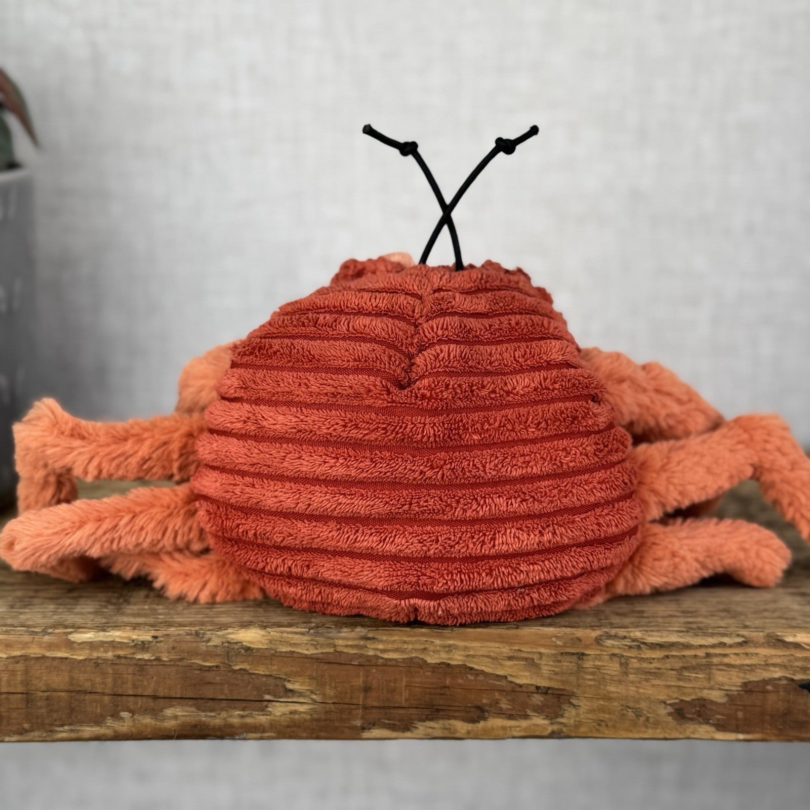 Jellycat Small Crispin Crab Soft Toy - Red Sea Crab Soft Plush Beanie 12”