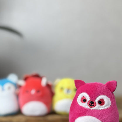 Squishmallow Squishville Bright Squad - Tristan, Santiago, Lexie & Lucia 2"