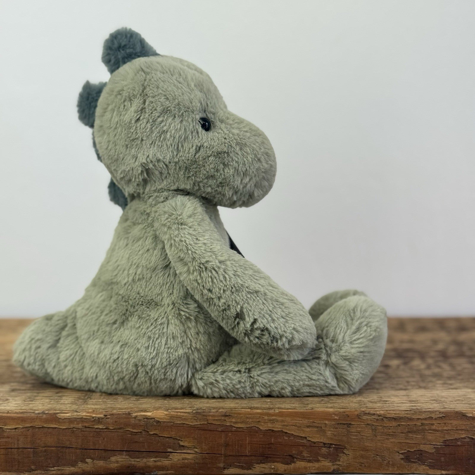 Jellycat Small Boyd Dino - Snugglet Green Super Soft Dinosaur Retired 11"
